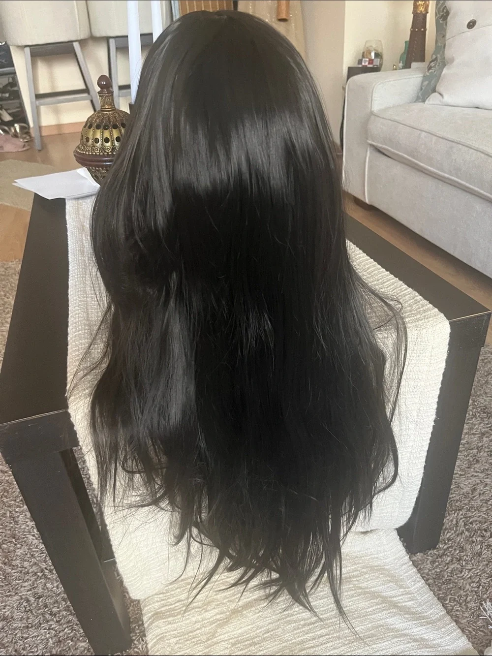 Natural Black Lace Front Wig - Classic Long Waves